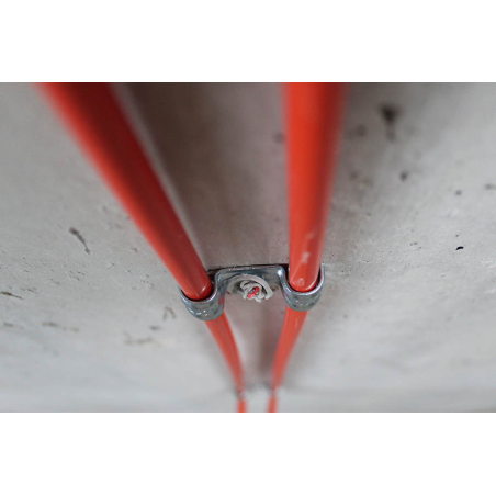 Uchwyt podwójny DFT Ø 8 mm stal ocynkowana do osadzaka 