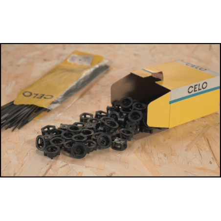 Uchwyt TBB pod opaskę kablową czarny 