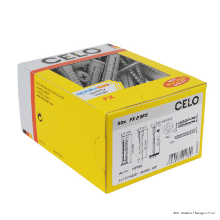 Kołek uniwersalny FX 10 z wkrętem 7,0x65