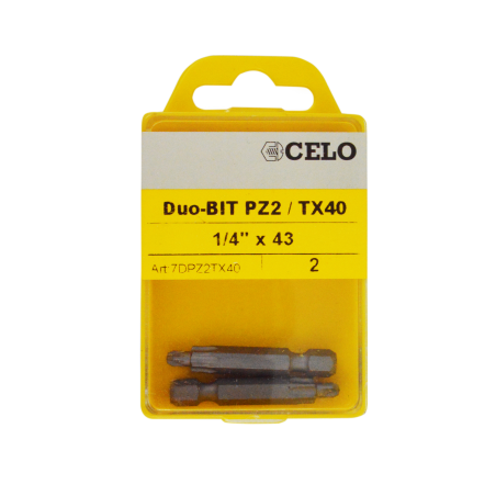 Duo-Bit PZ2 / TX40 do wkręta izolacyjnego IPL 60