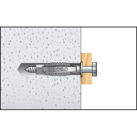 Kołek uniwersalny FX 10 z wkrętem 7,0x65