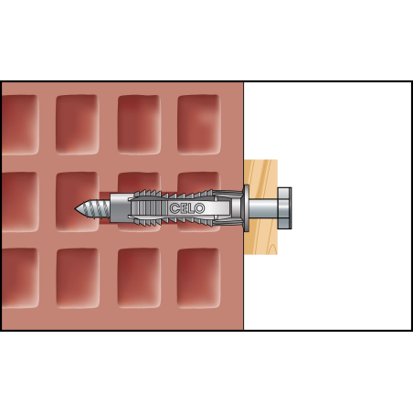 Kołek uniwersalny FX 10 z wkrętem 7,0x65