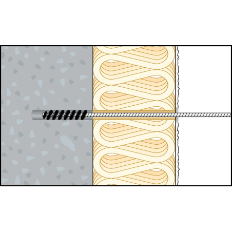 ResiTHERM® 12, 2 szt., pręt kotwiący M12x260 A4, gwint przyłączeniowy M12x70 stal nierdzewna A4
