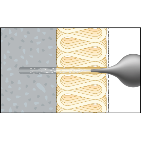 ResiTHERM® 12, 2 szt., pręt kotwiący M12x260 A4, gwint przyłączeniowy M12x70 stal nierdzewna A4