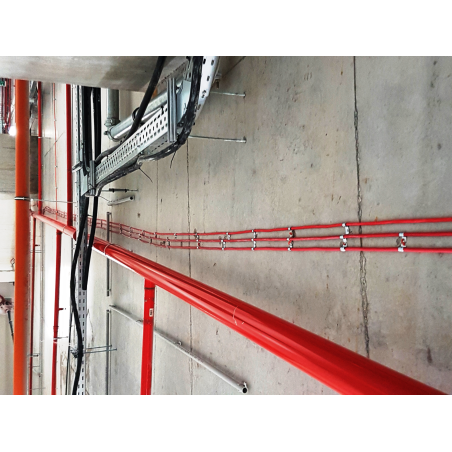 Uchwyt pojedyńczy PFT Ø 8mm stal ocynkowana do osadzaka 