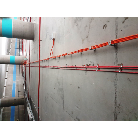 Uchwyt pojedyńczy PFT Ø 8mm stal ocynkowana do osadzaka 