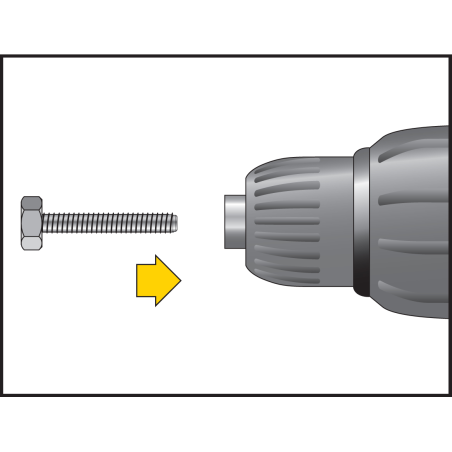 Wkręt do izolacji IPL 95 z gwintem wewnętrznym M8