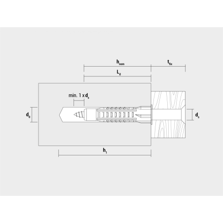 Kołek uniwersalny z kołnierzem MZK 6 
